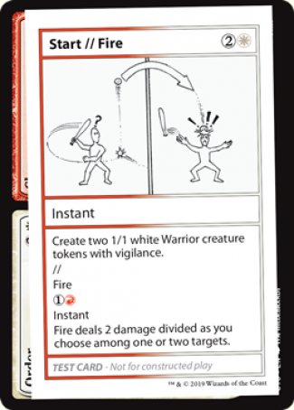 Start // Fire (2021 Edition) [Mystery Booster Playtest Cards] | Event Horizon Hobbies CA