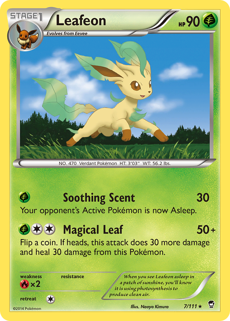 Leafeon (7/111) [XY: Furious Fists] | Event Horizon Hobbies CA