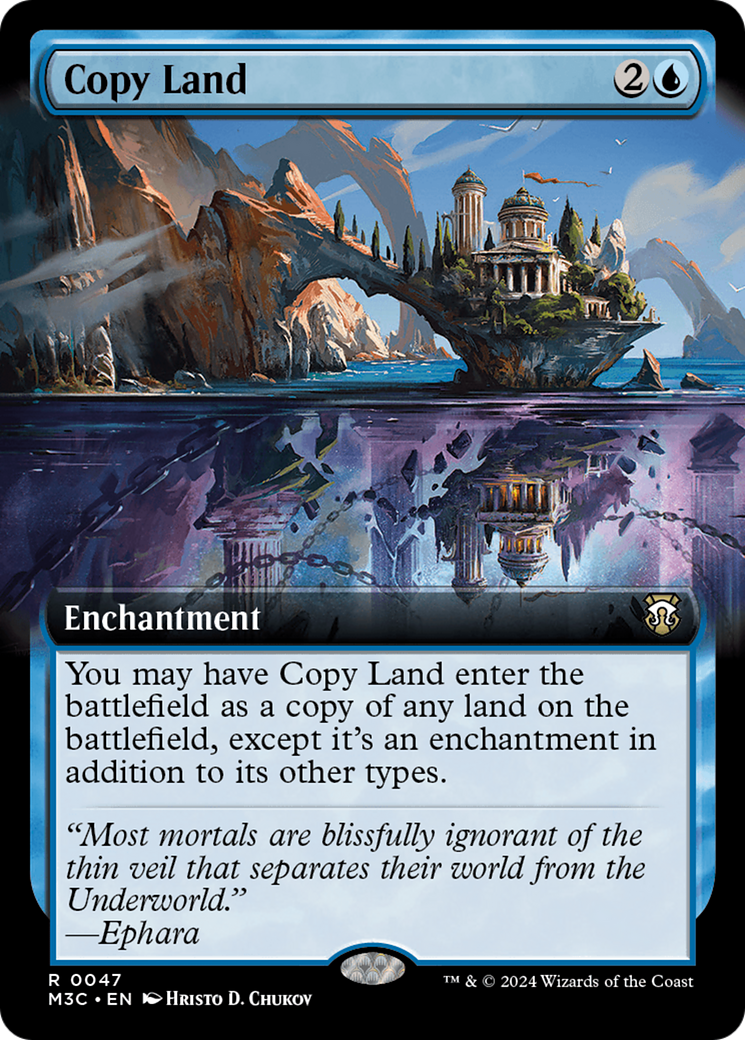 Copy Land (Extended Art) [Modern Horizons 3 Commander] | Event Horizon Hobbies CA