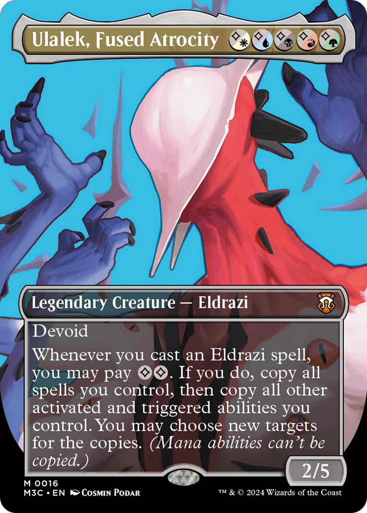 Ulalek, Fused Atrocity (Borderless) [Modern Horizons 3 Commander] | Event Horizon Hobbies CA