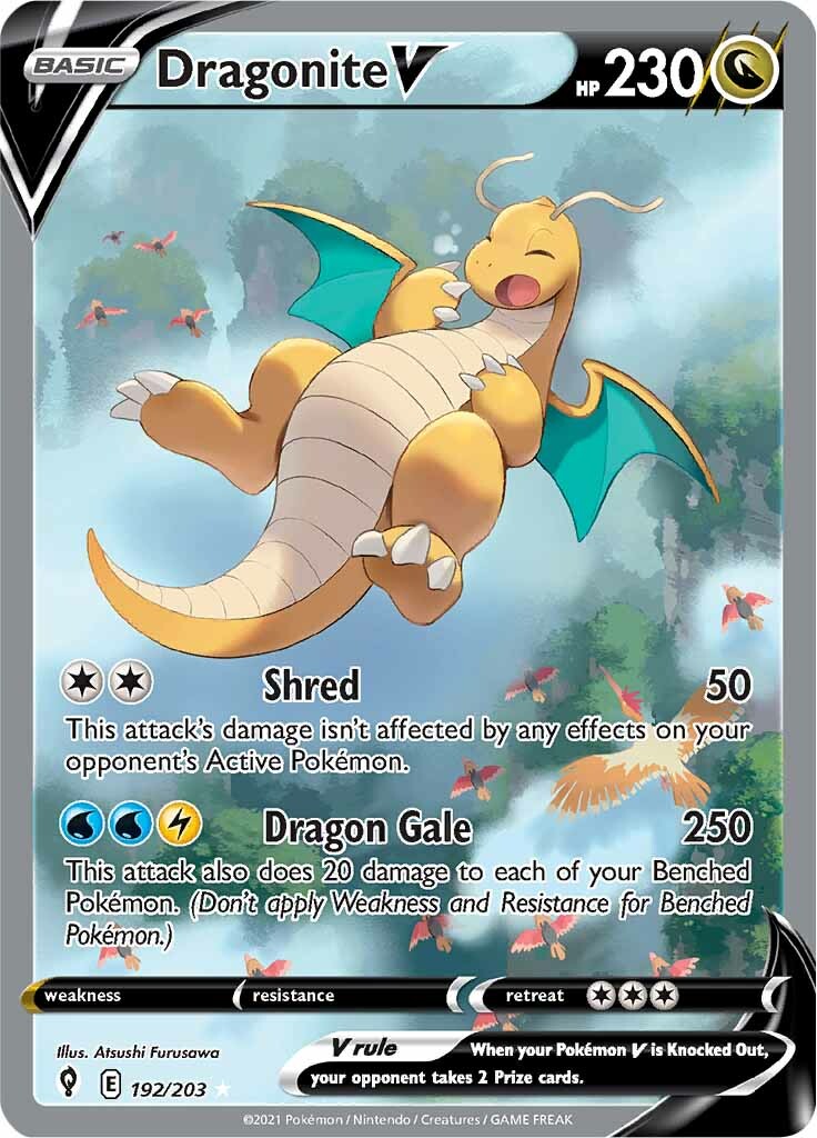 Dragonite V (192/203) [Sword & Shield: Evolving Skies] | Event Horizon Hobbies CA