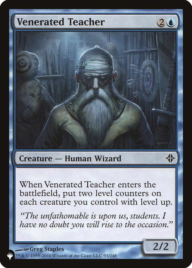 Venerated Teacher [The List] | Event Horizon Hobbies CA