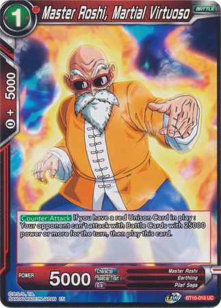 Master Roshi, Martial Virtuoso (BT10-010) [Rise of the Unison Warrior 2nd Edition] | Event Horizon Hobbies CA