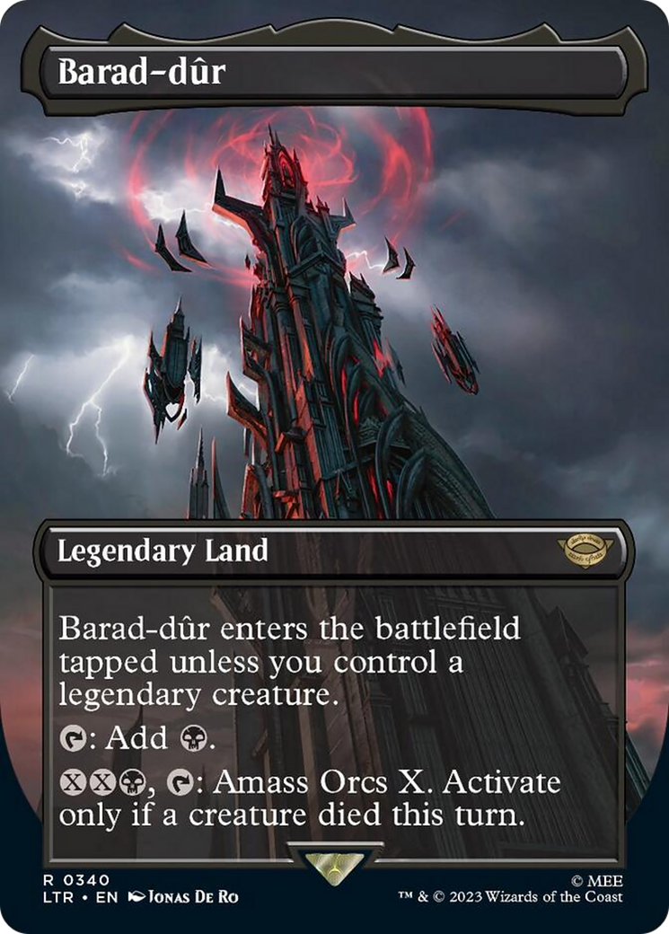 Barad-dur (Borderless Alternate Art) (340) [The Lord of the Rings: Tales of Middle-Earth] | Event Horizon Hobbies CA