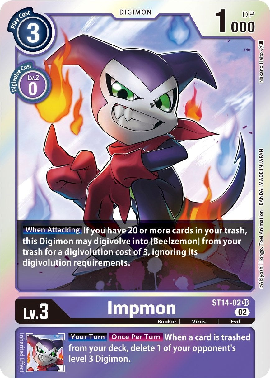 Impmon [ST14-02] [Starter Deck: Beelzemon Advanced Deck Set] | Event Horizon Hobbies CA