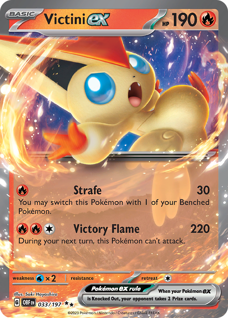 Victini ex (033/197) [Scarlet & Violet: Obsidian Flames] | Event Horizon Hobbies CA