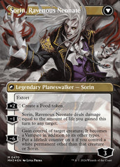 Sorin of House Markov // Sorin, Ravenous Neonate (Borderless) (Textured Foil) [Modern Horizons 3] | Event Horizon Hobbies CA