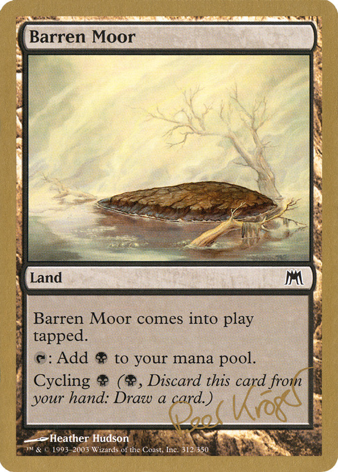 Barren Moor (Peer Kroger) [World Championship Decks 2003] | Event Horizon Hobbies CA