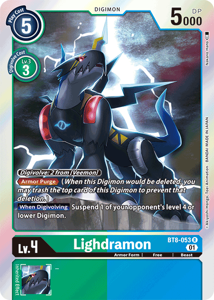 Lighdramon [BT8-053] [New Awakening] | Event Horizon Hobbies CA