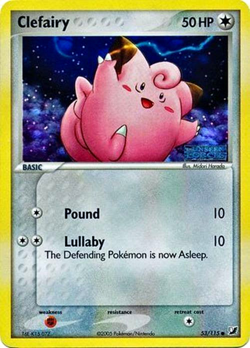 Clefairy (53/115) (Stamped) [EX: Unseen Forces] | Event Horizon Hobbies CA