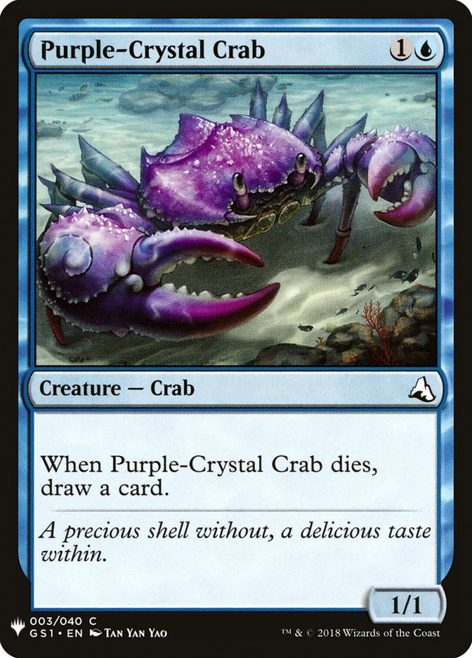 Purple-Crystal Crab [Mystery Booster] | Event Horizon Hobbies CA