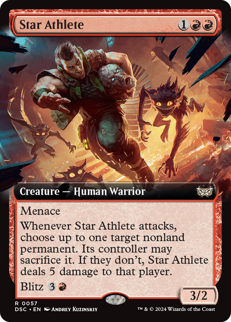 Star Athlete (Extended Art) [Duskmourn: House of Horror Commander] | Event Horizon Hobbies CA