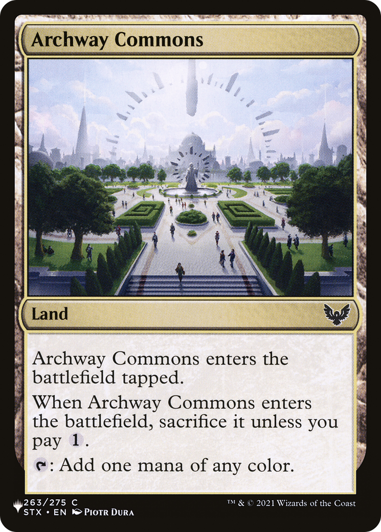 Archway Commons [The List Reprints] | Event Horizon Hobbies CA