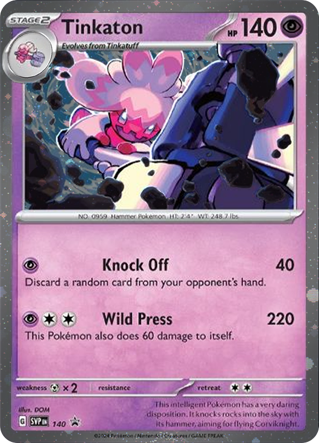 Tinkaton (SVP140) (Cosmos Holo) [SV: Scarlet & Violet Promo Cards] | Event Horizon Hobbies CA