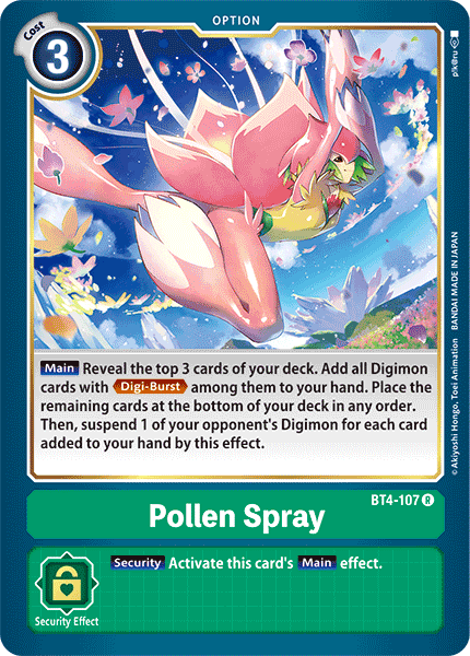 Pollen Spray [BT4-107] [Great Legend] | Event Horizon Hobbies CA