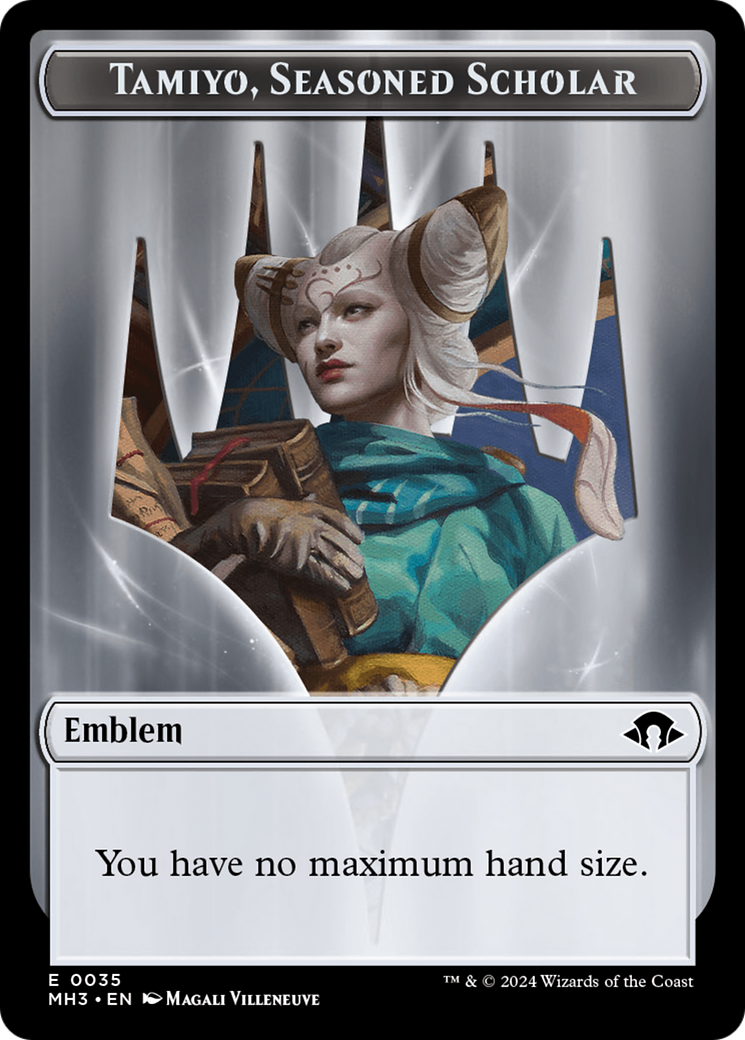 Tamiyo, Seasoned Scholar // Energy Reserve Double-Sided Token [Modern Horizons 3 Tokens] | Event Horizon Hobbies CA