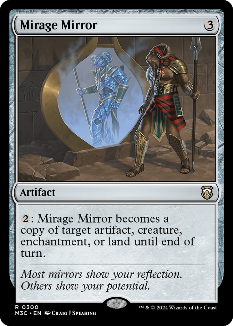 Mirage Mirror (Ripple Foil) [Modern Horizons 3 Commander] | Event Horizon Hobbies CA