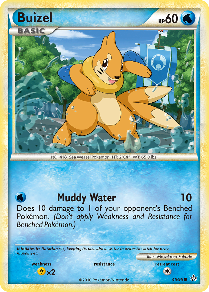 Buizel (45/95) [HeartGold & SoulSilver: Unleashed] | Event Horizon Hobbies CA