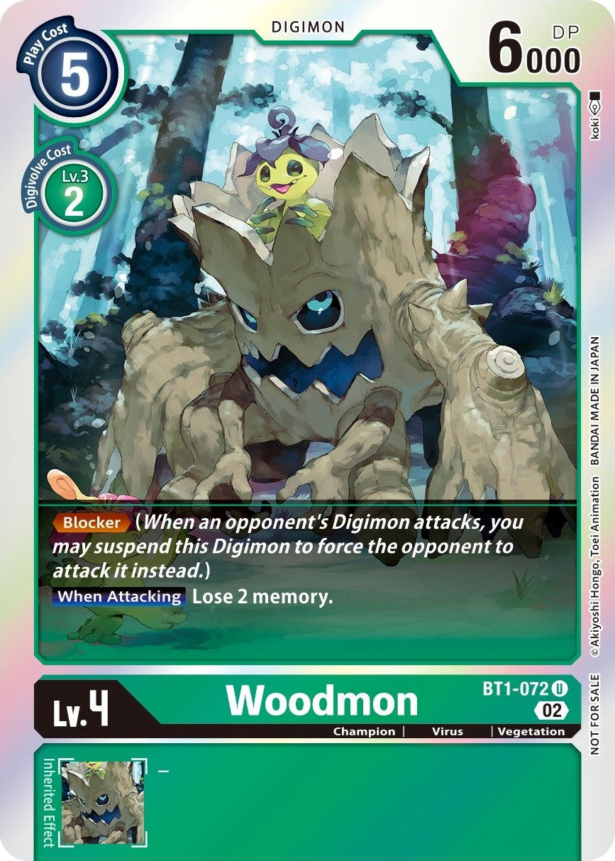 Woodmon [BT1-072] (Official Tournament Pack Vol. 6) [Release Special Booster Promos] | Event Horizon Hobbies CA