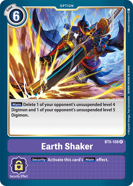 Earth Shaker [BT5-108] [Battle of Omni] | Event Horizon Hobbies CA