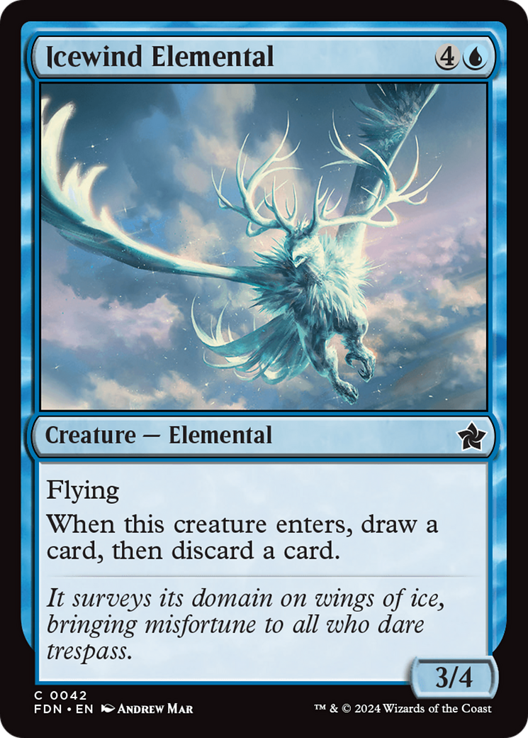 Icewind Elemental [Foundations] | Event Horizon Hobbies CA