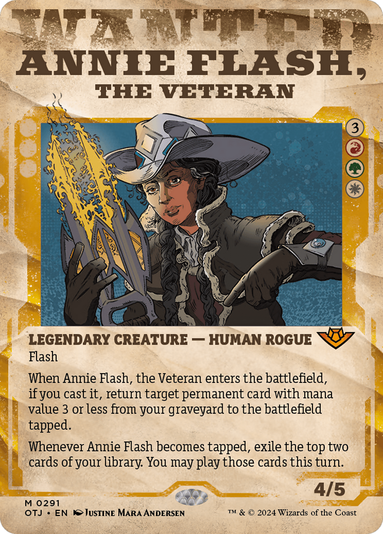 Annie Flash, the Veteran (Showcase) [Outlaws of Thunder Junction] | Event Horizon Hobbies CA