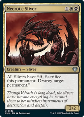 Necrotic Sliver [Commander Masters] | Event Horizon Hobbies CA