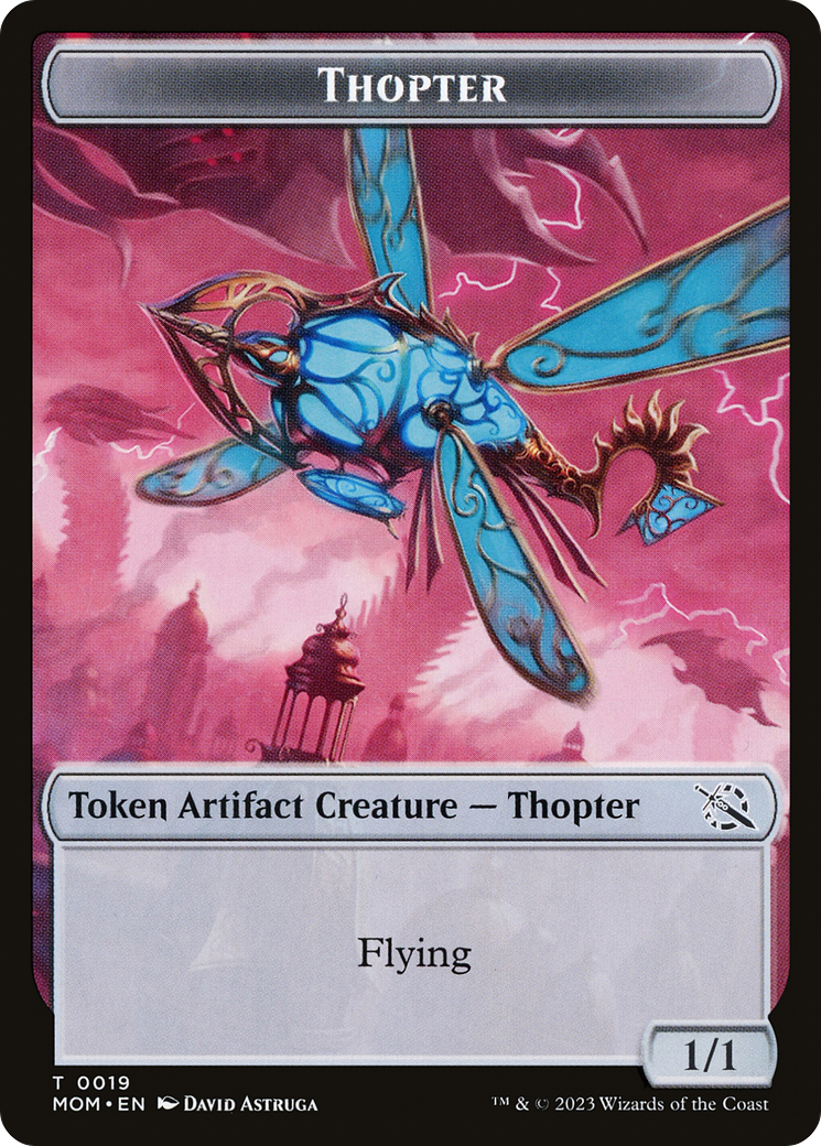 Soldier // Thopter Double-Sided Token [March of the Machine Tokens] | Event Horizon Hobbies CA