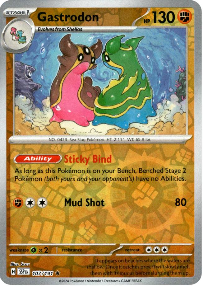 Gastrodon (107/191) [Scarlet & Violet: Surging Sparks] | Event Horizon Hobbies CA