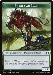 Phyrexian Beast Token [Phyrexia: All Will Be One Tokens] | Event Horizon Hobbies CA