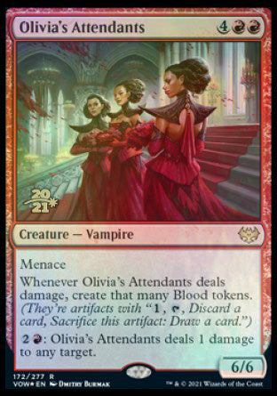 Olivia's Attendants [Innistrad: Crimson Vow Prerelease Promos] | Event Horizon Hobbies CA