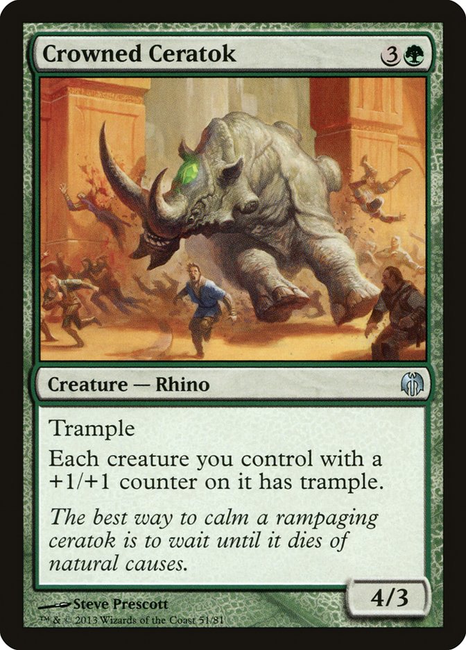 Crowned Ceratok [Duel Decks: Heroes vs. Monsters] | Event Horizon Hobbies CA