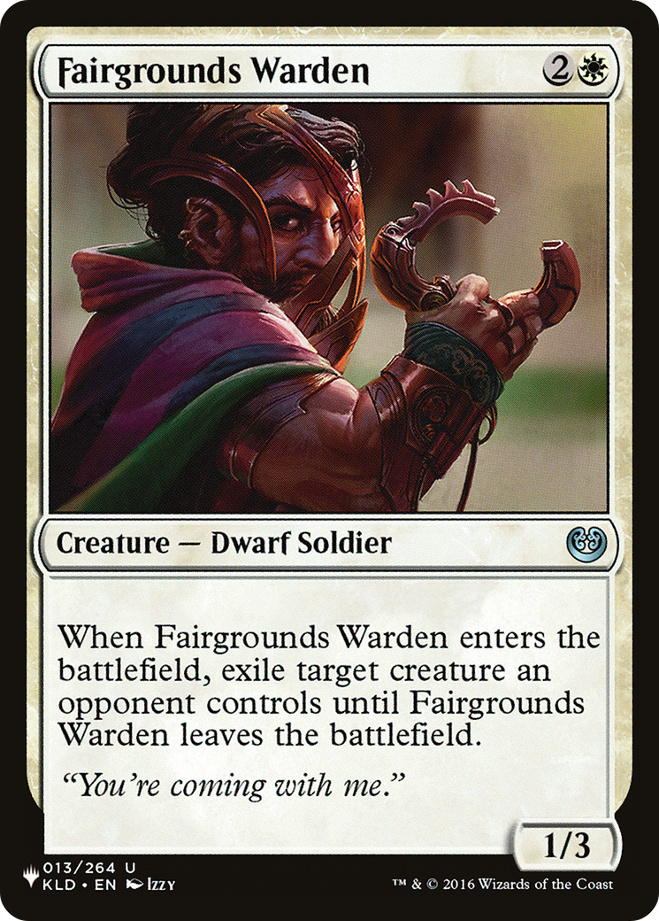 Fairgrounds Warden [The List] | Event Horizon Hobbies CA