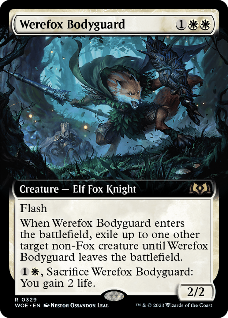 Werefox Bodyguard (Extended Art) [Wilds of Eldraine] | Event Horizon Hobbies CA