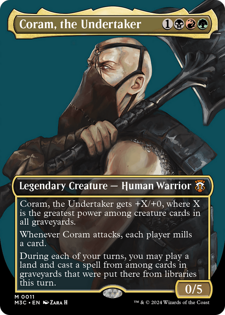 Coram, the Undertaker (Borderless) [Modern Horizons 3 Commander] | Event Horizon Hobbies CA