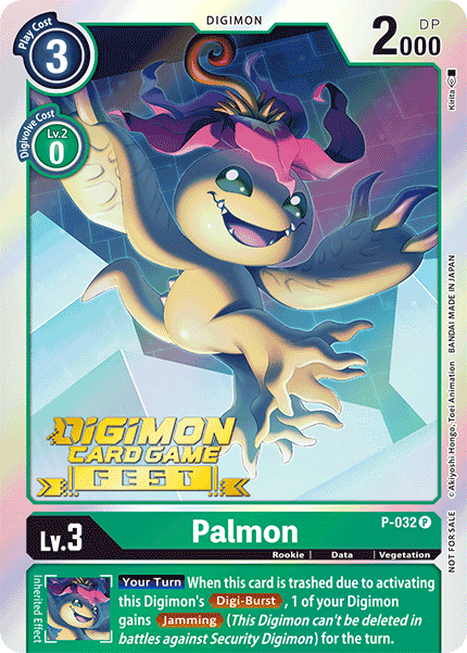 Palmon [P-032] (Digimon Card Game Fest 2022) [Promotional Cards] | Event Horizon Hobbies CA
