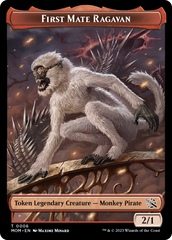 First Mate Ragavan // Phyrexian Saproling Double-Sided Token [March of the Machine Tokens] | Event Horizon Hobbies CA