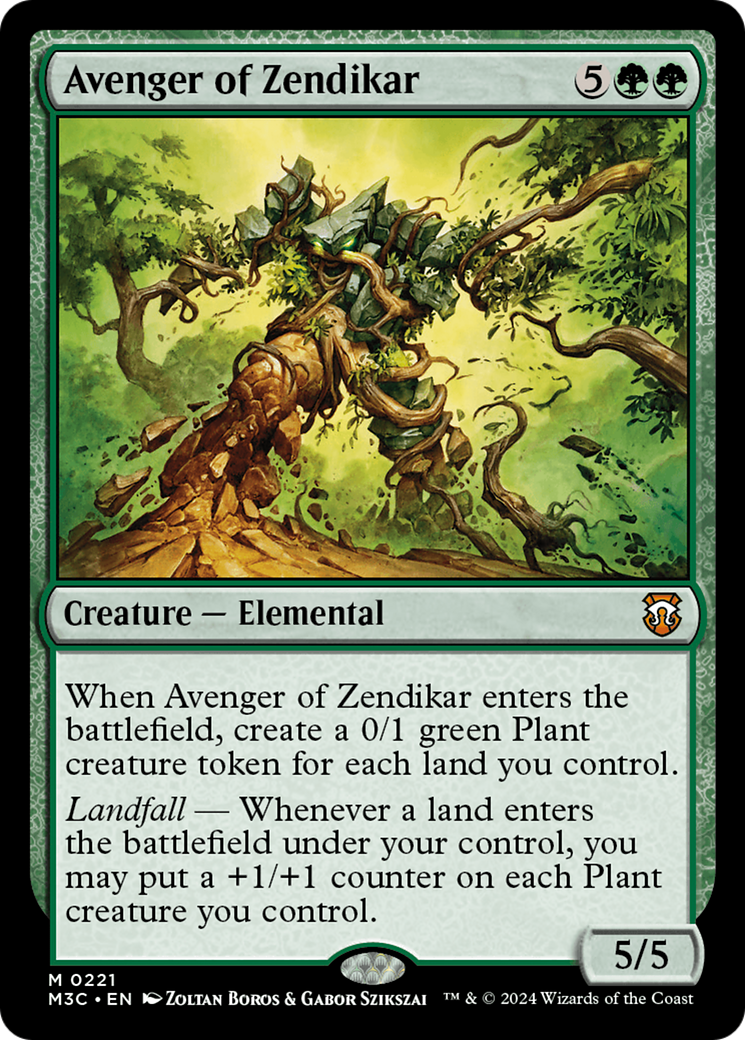 Avenger of Zendikar (Ripple Foil) [Modern Horizons 3 Commander] | Event Horizon Hobbies CA