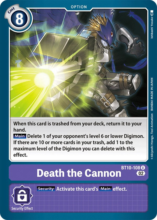 Death the Cannon [BT10-108] [Xros Encounter] | Event Horizon Hobbies CA