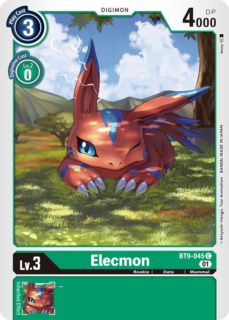 Elecmon [BT9-045] [X Record] | Event Horizon Hobbies CA