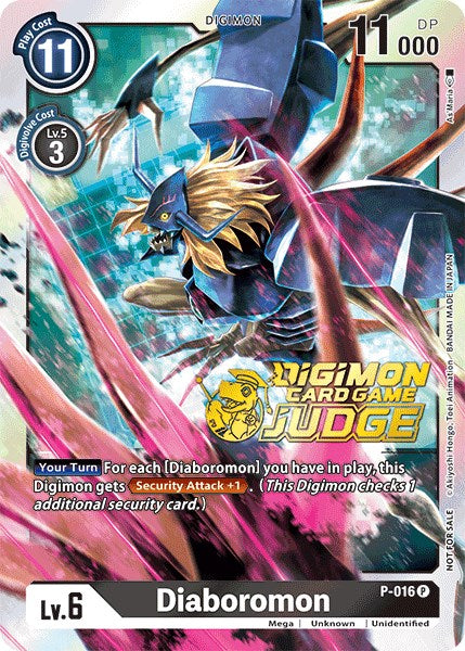 Diaboromon [P-016] (Judge Pack 1) [Promotional Cards] | Event Horizon Hobbies CA