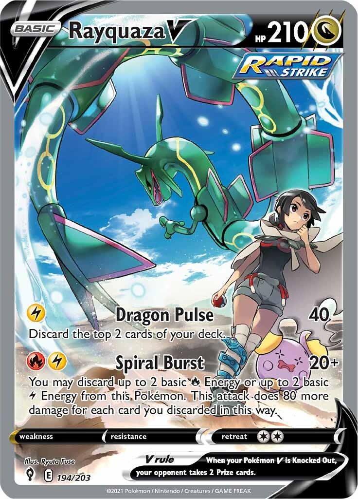 Rayquaza V (194/203) [Sword & Shield: Evolving Skies] | Event Horizon Hobbies CA