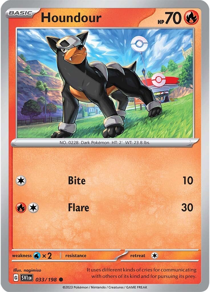 Houndour (033/198) [Scarlet & Violet: Base Set] | Event Horizon Hobbies CA