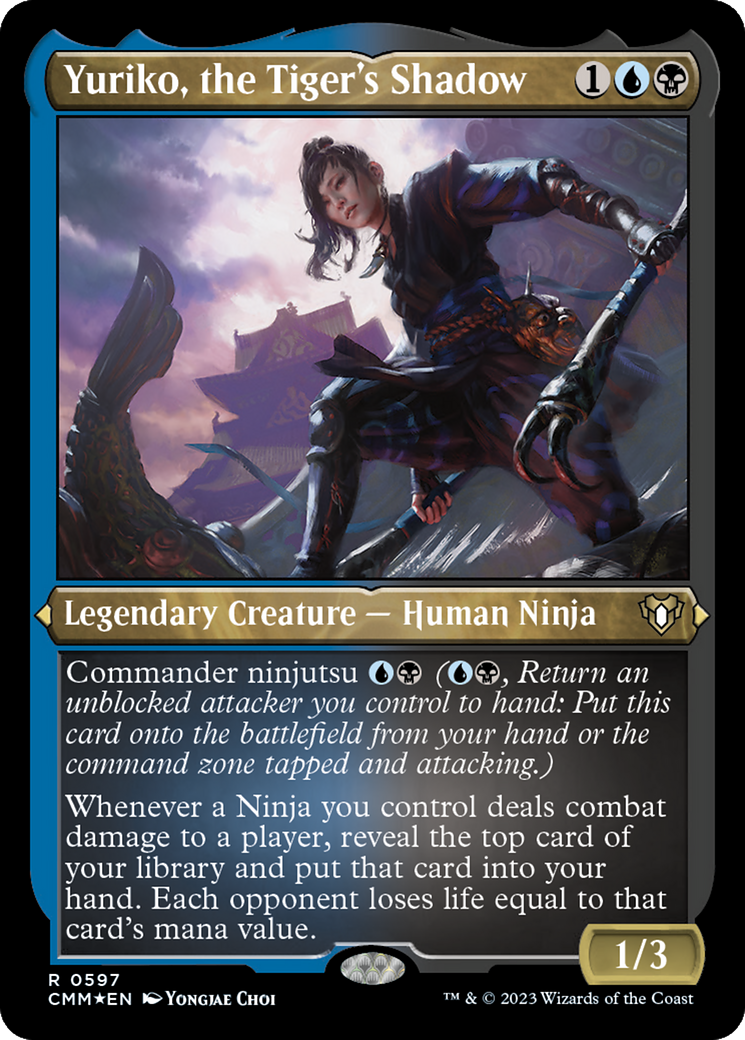 Yuriko, the Tiger's Shadow (Foil Etched) [Commander Masters] | Event Horizon Hobbies CA