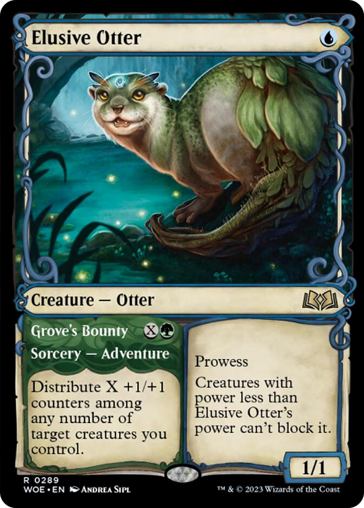 Elusive Otter // Grove's Bounty (Showcase) [Wilds of Eldraine] | Event Horizon Hobbies CA