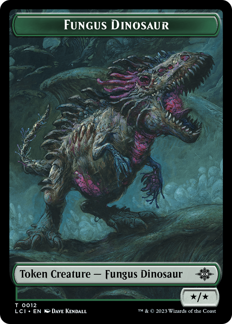 Fungus Dinosaur // Skeleton Pirate Double-Sided Token [The Lost Caverns of Ixalan Tokens] | Event Horizon Hobbies CA