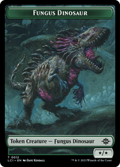 Fungus Dinosaur // Vampire Demon Double-Sided Token [The Lost Caverns of Ixalan Tokens] | Event Horizon Hobbies CA