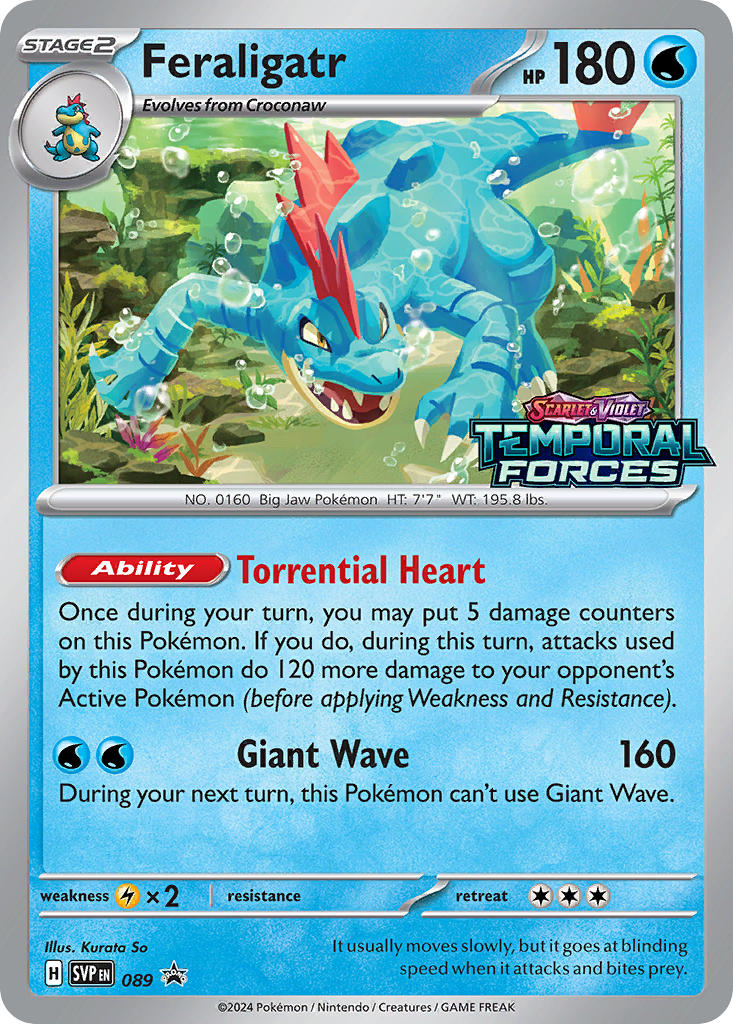 Feraligatr (089) [Scarlet & Violet: Black Star Promos] | Event Horizon Hobbies CA