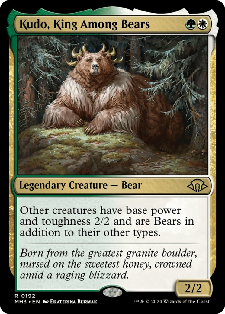 Kudo, King Among Bears [Modern Horizons 3] | Event Horizon Hobbies CA