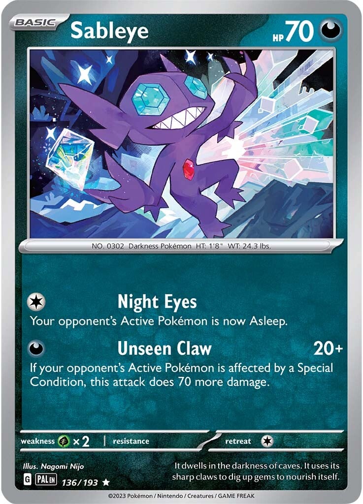 Sableye (136/193) [Scarlet & Violet: Paldea Evolved] | Event Horizon Hobbies CA